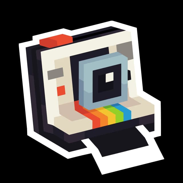 Polaroid Camera Sticker